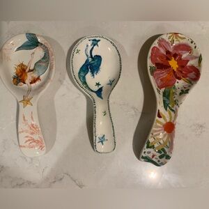 Set of 3 kitchen spoon rests